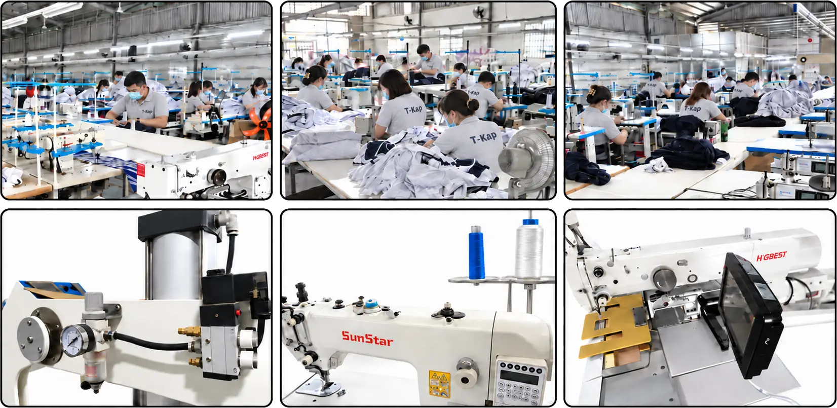 Nhà xưởng và thiết bị sản xuất của T-KAP