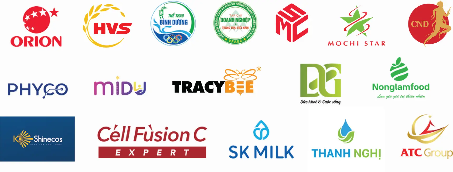 Các khách hàng và đối tác tiêu biểu của T-KAP